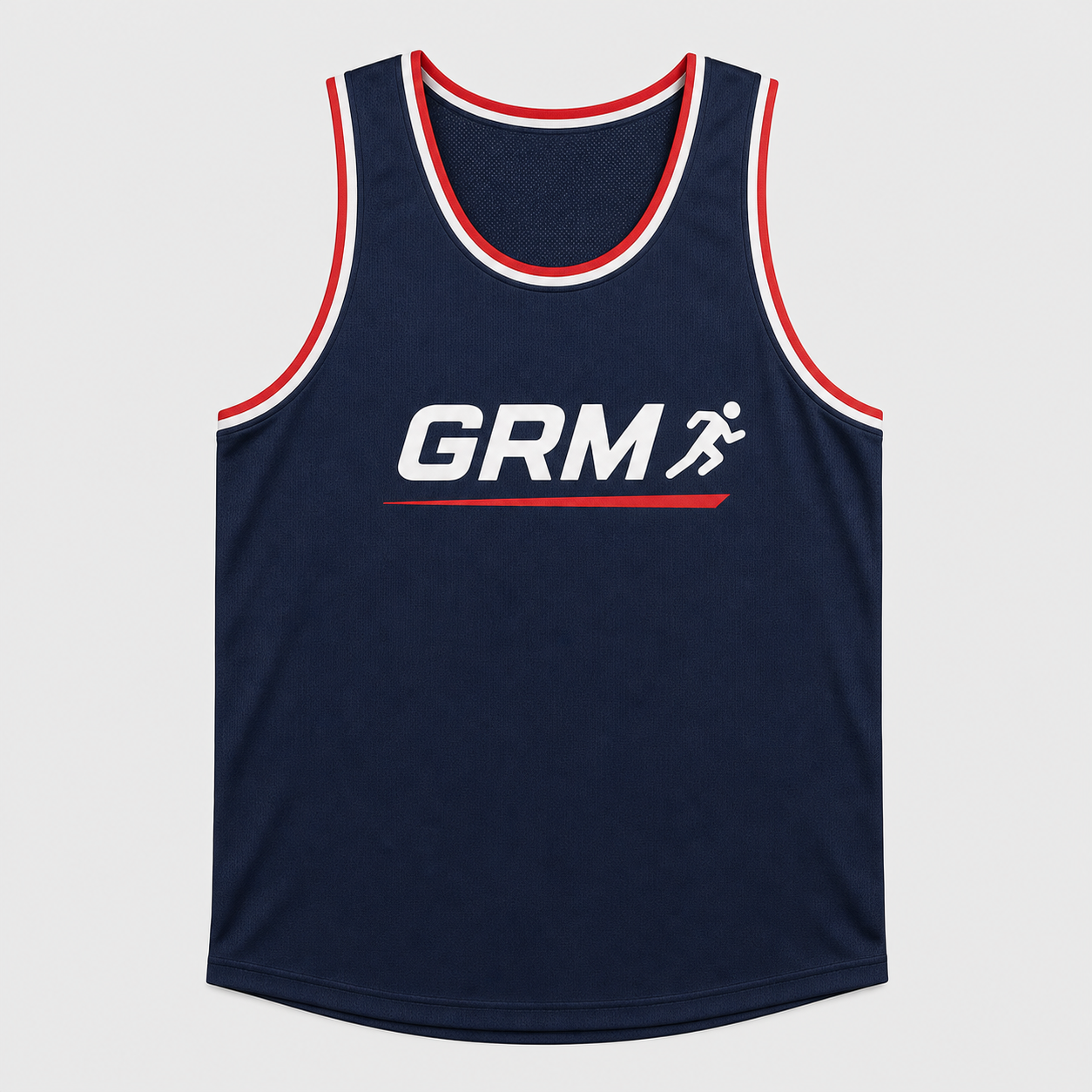 Navy GRM Freedom Miles race tank