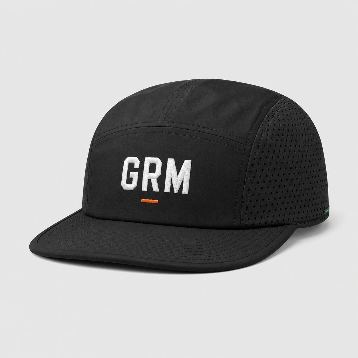 Black GRM performance running hat