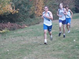 Michael Agabiti racing high school cross-country